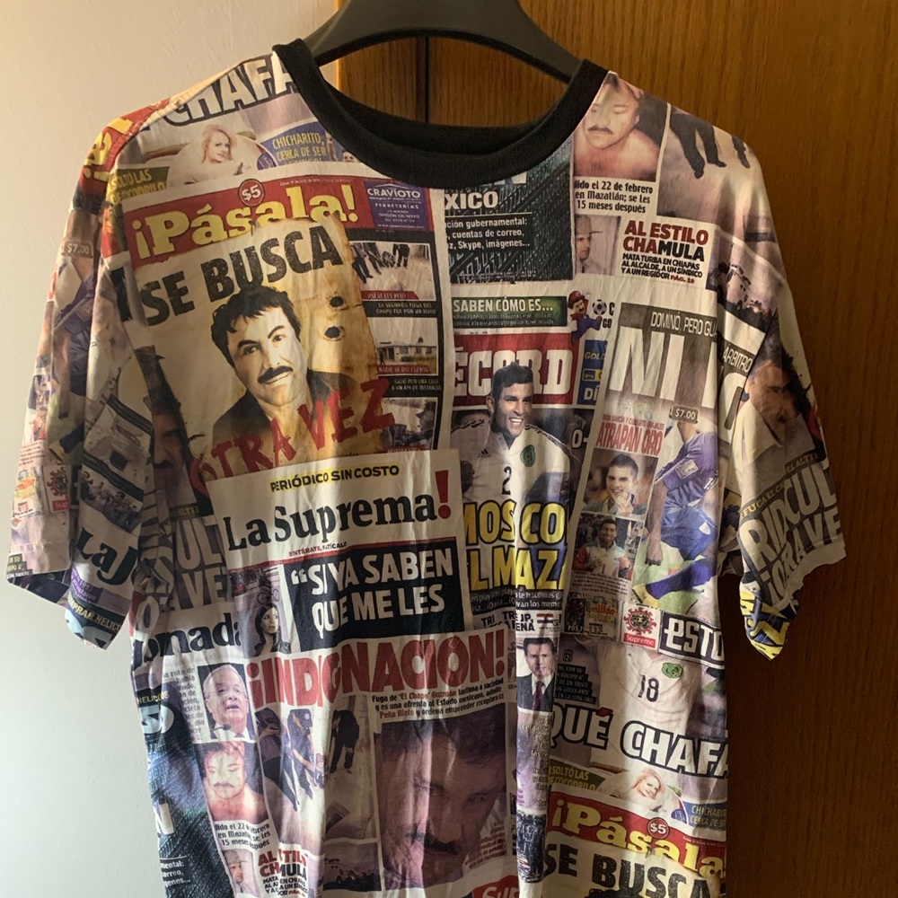 Supreme Headline El Chapo tee